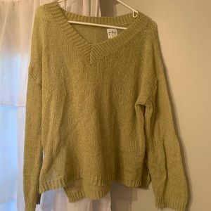 Princess polly light olive sweater.